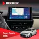 Штатна магнітола Toyota Corolla 2018+ DECKER D10-007 4X64, DSP, 360, 4G