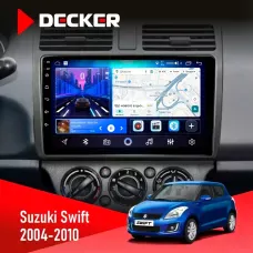 Штатна магнітола Suzuki Swift 2004-2010 DECKER D10-006 4X64, 4G