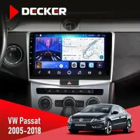 Штатна магнітола VW Passat (B6, B7) 2005-2014, CC 2012-2018 DECKER D10-006 4X64, 4G