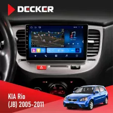 Штатна магнітола KIA Rio (JB) 2005-2011 DECKER D9-008 8X128 DSP 4G