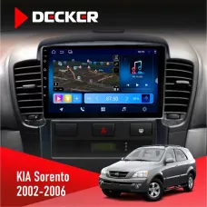 Штатна магнітола KIA Sorento (BL) 2002-2006 DECKER D9-008 8X128 DSP 4G