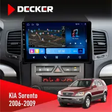 Штатна магнітола KIA Sorento (BL) 2006-2009 DECKER D9-008 8X128 DSP 4G