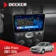 Штатна магнітола Lada Priora 2007-2014 DECKER TS TS9-003 4X64, DSP 4G, 2K