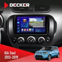 Штатна магнітола KIA Soul 2013-2019 Conditioner DECKER D9-005 4X64, DSP, 360, 4G, 2K