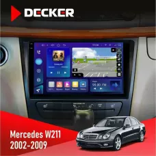 Штатна магнітола Mercedes-Benz E-Class (W211) 2002-2009 DECKER D9-005 4X64, DSP, 360, 4G, 2K