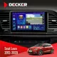 Штатна магнітола Seat Leon 2012-2020 DECKER D9-005 4X64, DSP, 360, 4G, 2K