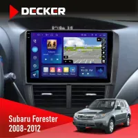 Штатна магнітола Subaru Forester 2008-2012 DECKER D9-005 4X64, DSP, 360, 4G, 2K