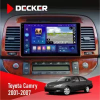Штатна магнітола Toyota Camry 30 2001-2007 Wood DECKER D9-005 4X64, DSP, 360, 4G, 2K