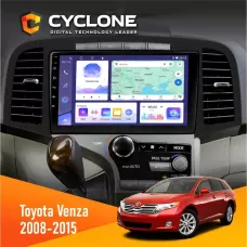 Штатна магнітола Toyota Venza 2008-2015 AMP CYCLONE C9-011 4X64, DSP