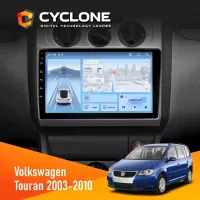 Штатна магнітола Volkswagen Touran 2003-2010 Conditioner CYCLONE C10-012 4X64 DSP 4G