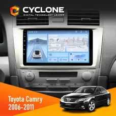 Штатна магнітола Toyota Camry 2006-2011 Climate AMP CYCLONE C10-012 4X64 DSP 4G