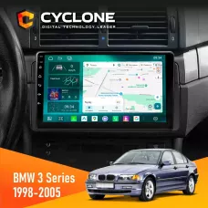 Штатна магнітола BMW 3 Series (E46) 1998-2005 Радіо модуль CYCLONE C9-013 4X64 DSP 4G