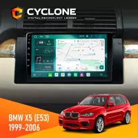 Штатна магнітола BMW X5 (E53) 1999-2006 CYCLONE C9-013 4X64 DSP 4G