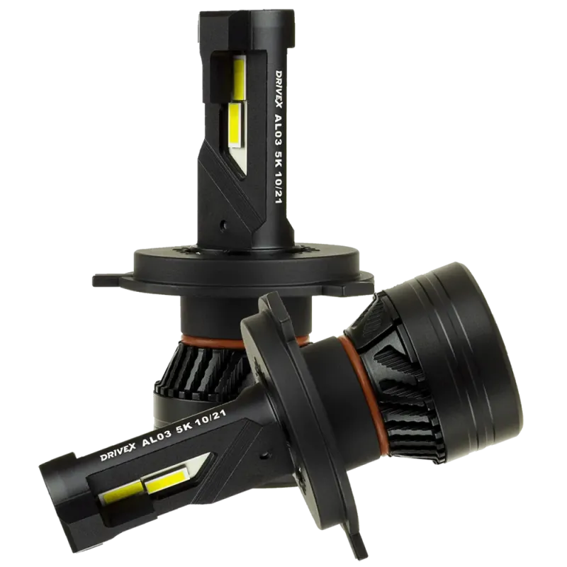 LED лампи автомобільні DriveX AL-03 H4 H/L 6000K LED 45W CAN 12-24В