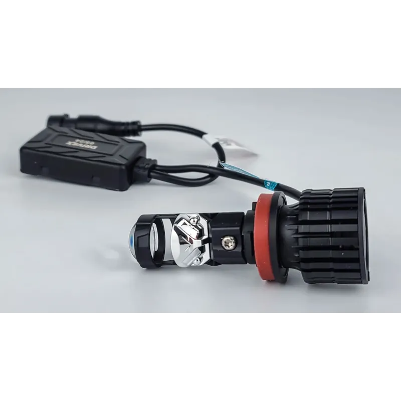 LED лампи автомобільні з лінзою DriveX LE-07 H11 6000K 55W 9-32V