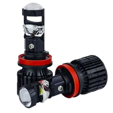 LED лампи автомобільні з лінзою DriveX LE-07 H11 6000K 55W 9-32V