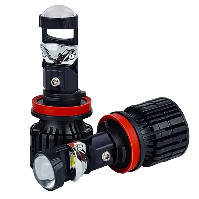 LED лампи автомобільні з лінзою DriveX LE-07 H11 6000K 55W 9-32V