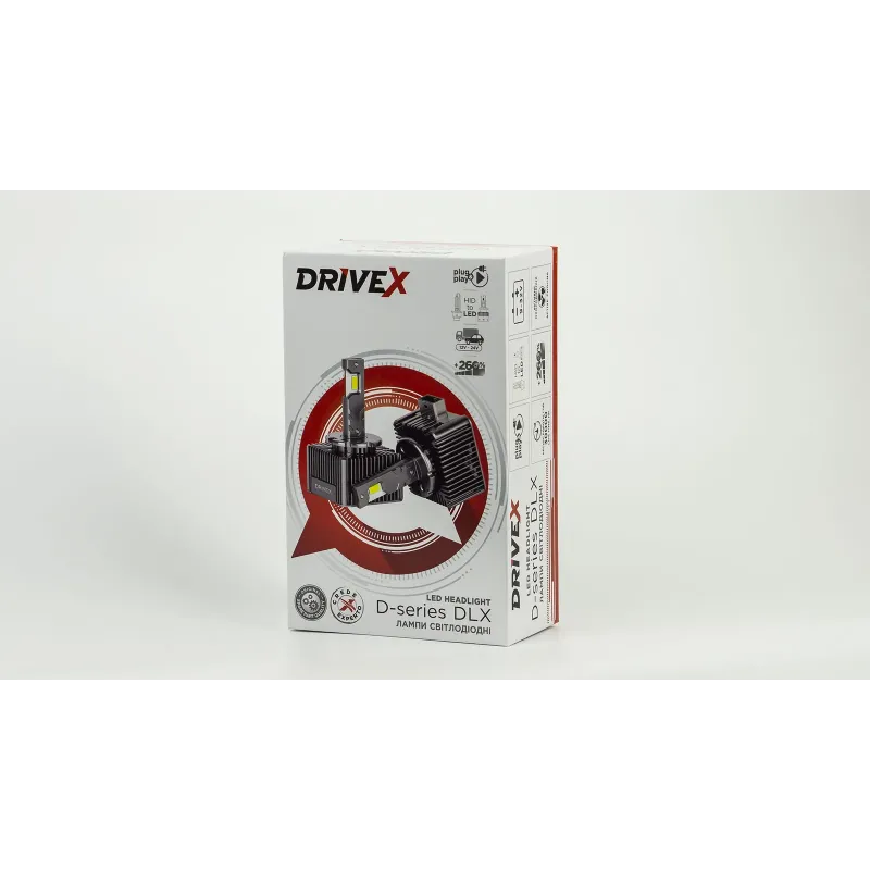 LED лампи автомобільні DriveX D1 DLX Ultra 55W 6000K CAN під штатний блок розпалу