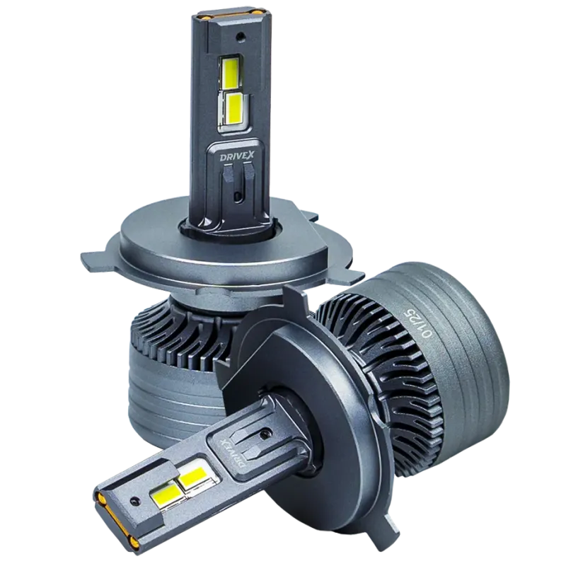 LED лампи автомобільні DriveX AL-12US H4 H/L 57W SUPER CAN 9-36V 6K