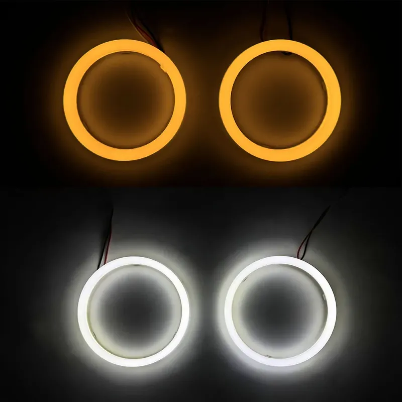 Маска декоративна для автомобільних фар DriveX LR-6 90mm RGB Frosted