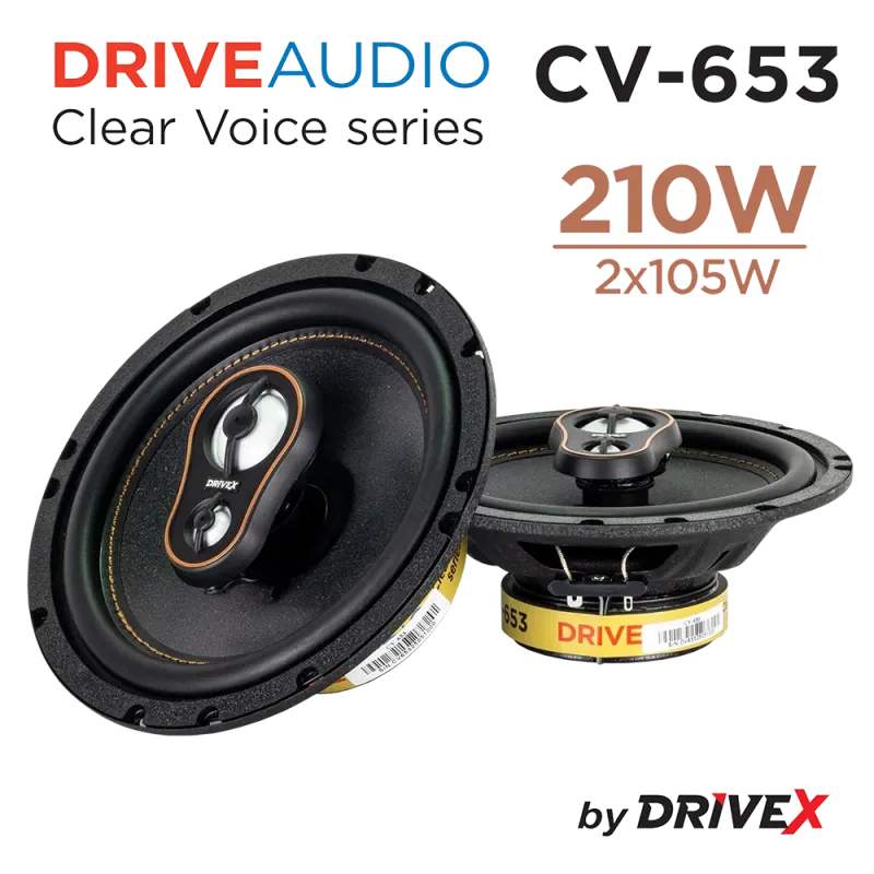 Автомобільна акустична система DriveX CV-653 6.5