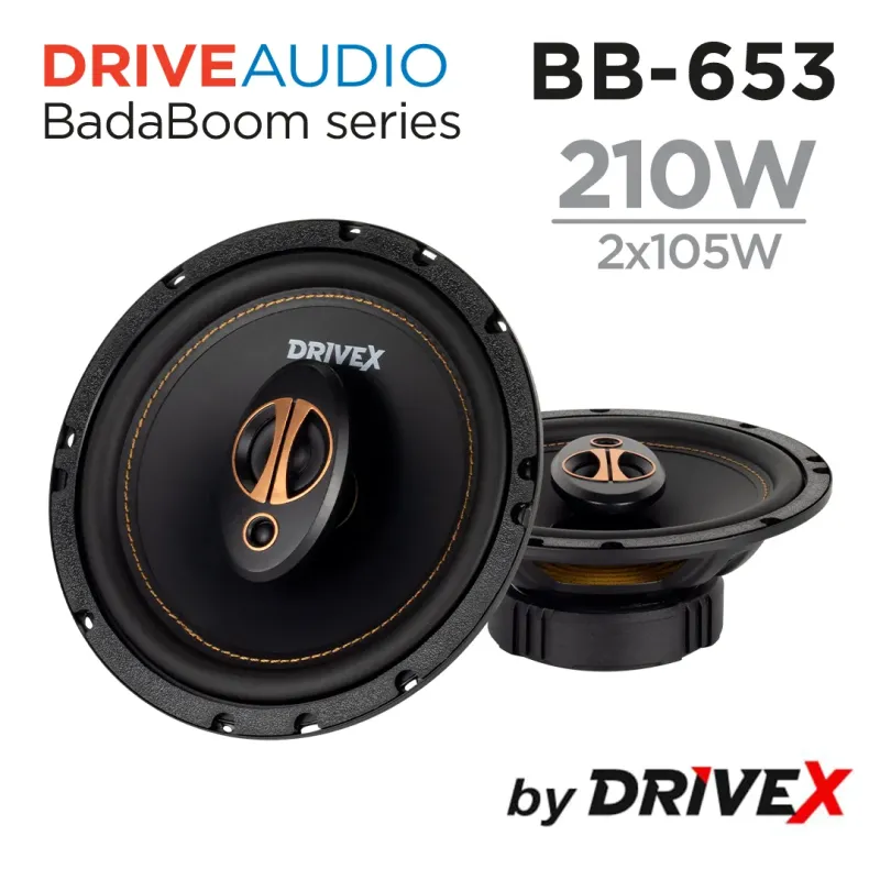 Автомобільна акустична система DriveX BB-653 6.5