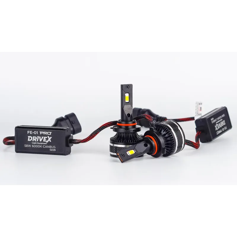 LED лампи автомобільні DriveX FE-01 PRO HB3/9005 58W CAN 9-32V 6K