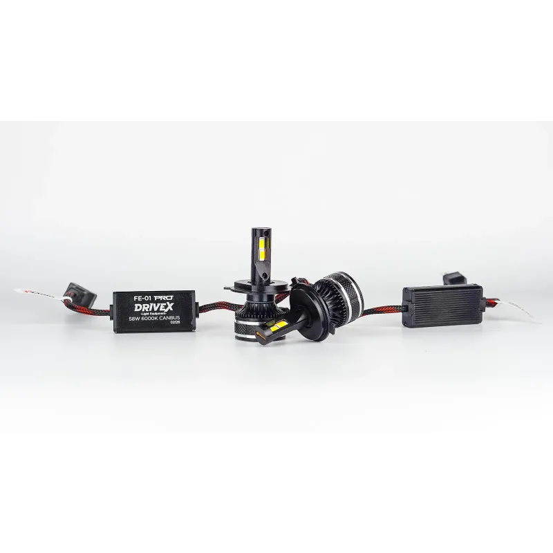 LED лампи автомобільні DriveX FE-01 PRO H4 H/L 58W CAN 9-32V 6K