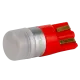 Світлодіоди в габаритні вогні. підсвітку номера та в салон DriveX T10-201n Red 1Lm 3030-1 9-36V W5W base-10mm C