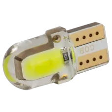 Світлодіоди в габаритні вогні. підсвітку номера та в салон DriveX T10-218 White 12V 0.3W 25Lm W5W base-10mm C