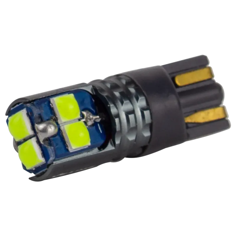 Світлодіоди в габаритні вогні. підсвітку номера та в салон DriveX T10-228 Green 12-24V 1.7W 220Lm W5W base-10mm B
