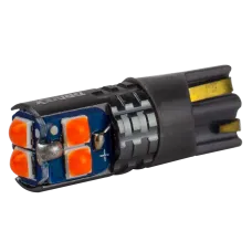 Світлодіоди в габаритні вогні. підсвітку номера та в салон DriveX T10-228 Red 12-24V 1.7W 15Lm W5W base-10mm B