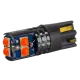 Світлодіоди в габаритні вогні. підсвітку номера та в салон DriveX T10-228 Red 12-24V 1.7W 15Lm W5W base-10mm B