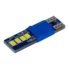 Світлодіоди в габаритні вогні. підсвітку номера та в салон DriveX T10-230 White 12V 0.6W 30Lm W5W base-10mm C