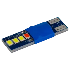 Світлодіоди в габаритні вогні. підсвітку номера та в салон DriveX T10-230 Red 12V 0.6W 30Lm W5W base-10mm C