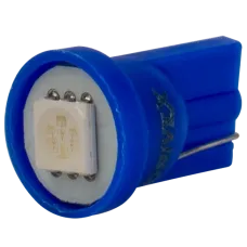 Світлодіоди в габаритні вогні. підсвітку номера та в салон DriveX T10-244 Blue 12V 0.3W 5Lm W5W base-10mm C