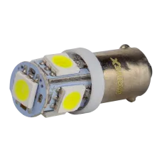 Світлодіоди в габаритні вогні. підсвітку номера та в салон DriveX T8-208 12V 1W 15Lm BA9S/T4W d-9mm C