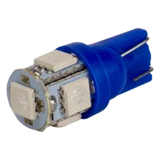 Світлодіоди в габаритні вогні. підсвітку номера та в салон DriveX T10-265 Blue 12V 0.7W 10Lm W5W base-10mm C
