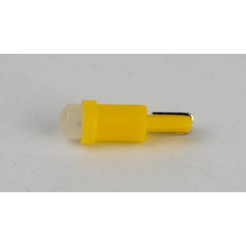 Світлодіоди в габаритні вогні. підсвітку номера та в салон DriveX T5-205 Yellow 12V 0.2W 1Lm BA7S/W1.2W d-5mm C