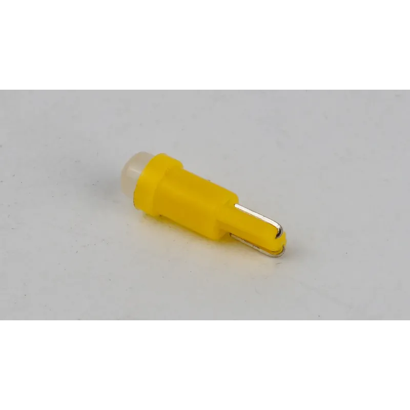 Світлодіоди в габаритні вогні. підсвітку номера та в салон DriveX T5-205 Yellow 12V 0.2W 1Lm BA7S/W1.2W d-5mm C