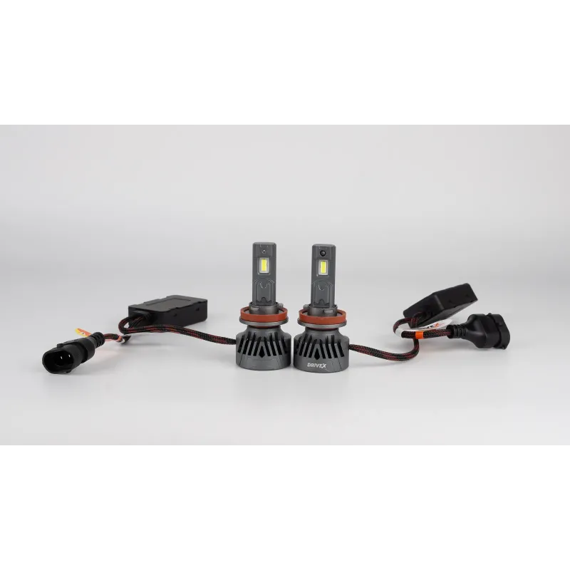 LED лампи автомобільні DriveX LED лампи серії AL-15 PRO H11/H8 65W 9-60V 5.5K к-т.