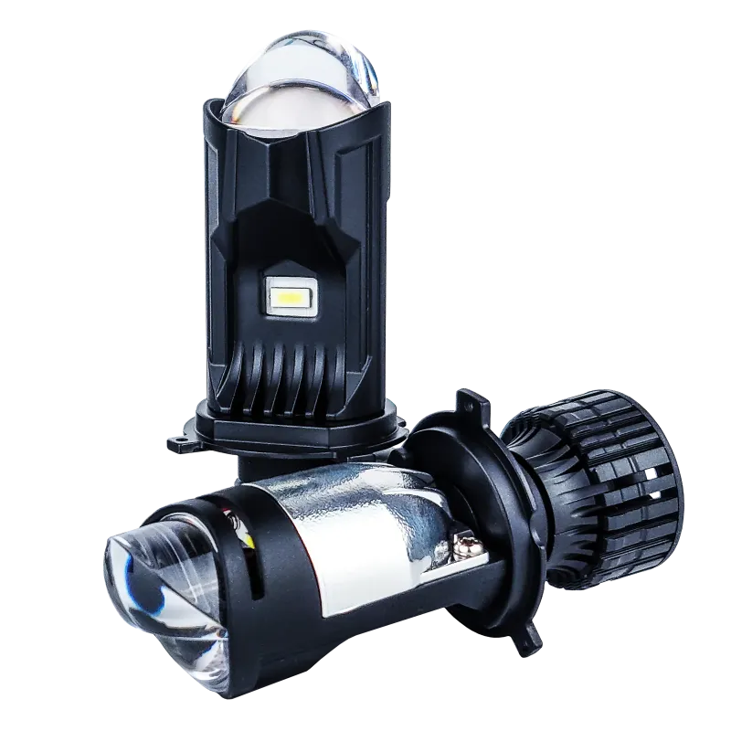LED лампи автомобільні з лінзою DriveX LE-07 H4 H/L 6000K 55W 9-32V