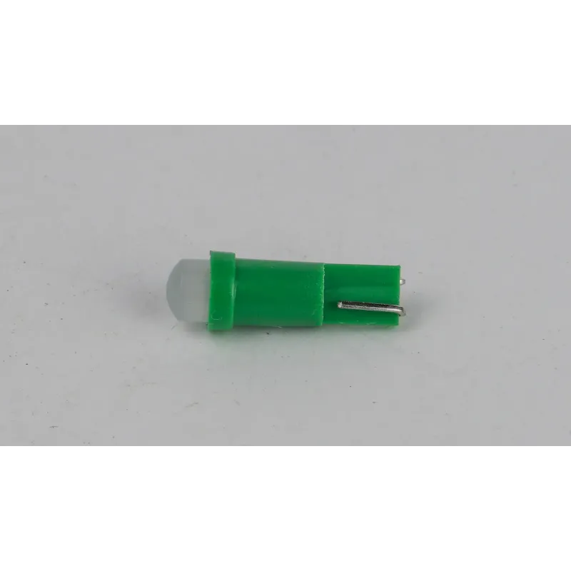 Світлодіоди в габаритні вогні. підсвітку номера та в салон DriveX T5-205 Green 24V 0.2W 7Lm BA7S/W1.2W d-5mm C
