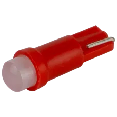 Світлодіоди в габаритні вогні. підсвітку номера та в салон DriveX T5-205 Red 24V 0.2W 1Lm BA7S/W1.2W d-5mm C