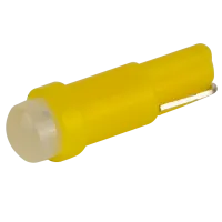 Світлодіоди в габаритні вогні. підсвітку номера та в салон T5-205 Yellow 24V 0.2W 1Lm BA7S/W1.2W d-5mm C