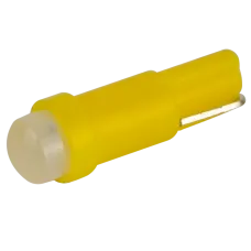 Світлодіоди в габаритні вогні. підсвітку номера та в салон T5-205 Yellow 24V 0.2W 1Lm BA7S/W1.2W d-5mm C