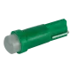Світлодіоди в габаритні вогні. підсвітку номера та в салон DriveX T5-205 Green 24V 0.2W 7Lm BA7S/W1.2W d-5mm C