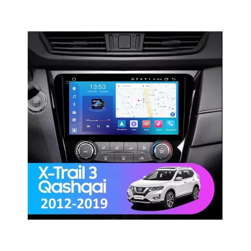 Штатна магнітола FORS.auto FS 2 PRO для Nissan X-Trail (2+32Gb, 10") 2007-2014