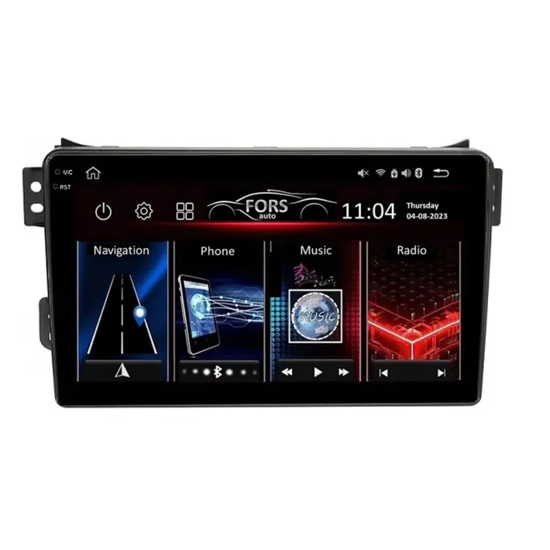 Штатна магнітола FORS.auto FS 4 MAX для KIA Sportage (4+32Gb, 9") 2007-2012