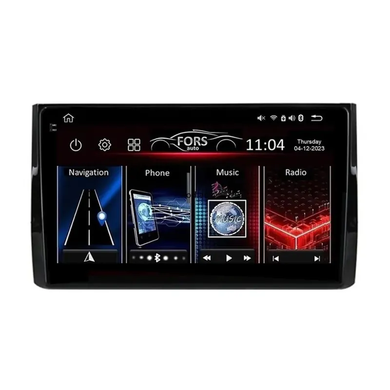 Штатна магнітола FORS.auto FS 4 MAX для Mercedes-Benz W203/W209/W169/W219/A160/C180 (4+32Gb, 9") 2004-2012